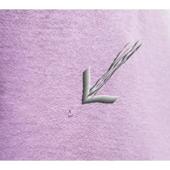 Vintage Hummingbird Embroidered French Terry Dress Purple L/XL Naturecore - Picture 9 of 9